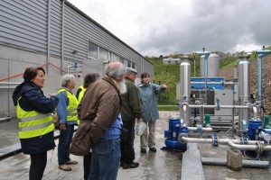 découverte de la station de cogénération du biogaz
