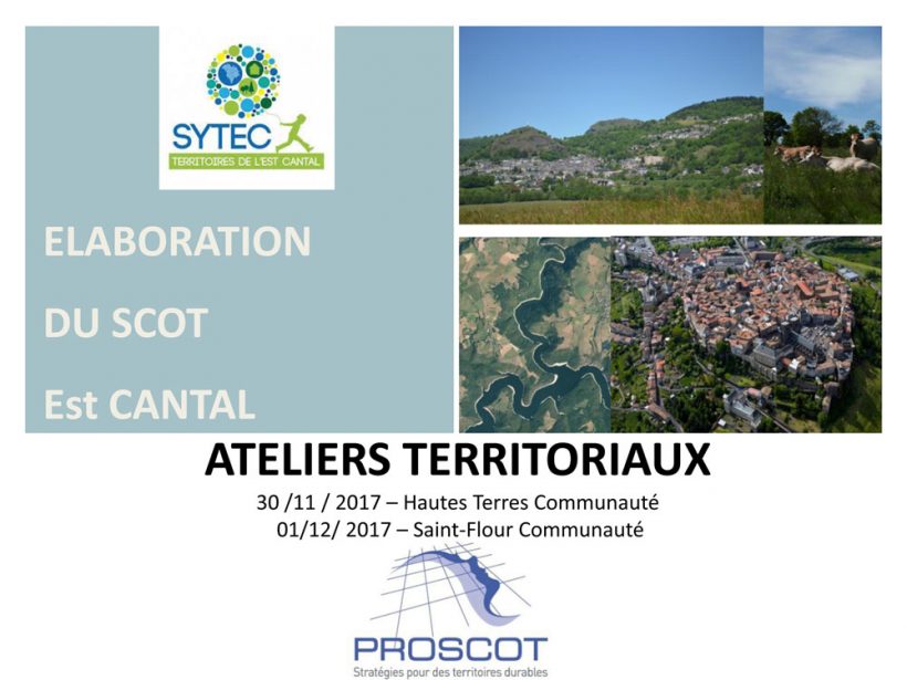 SCOT Est Cantal : les ateliers géographiques.