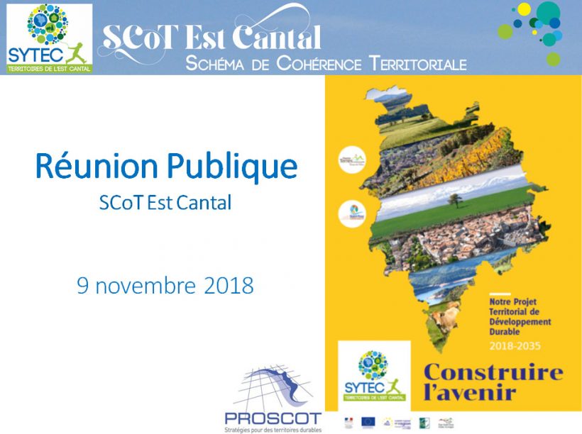 SCoT Est Cantal  : le projet territorial présenté aux habitants