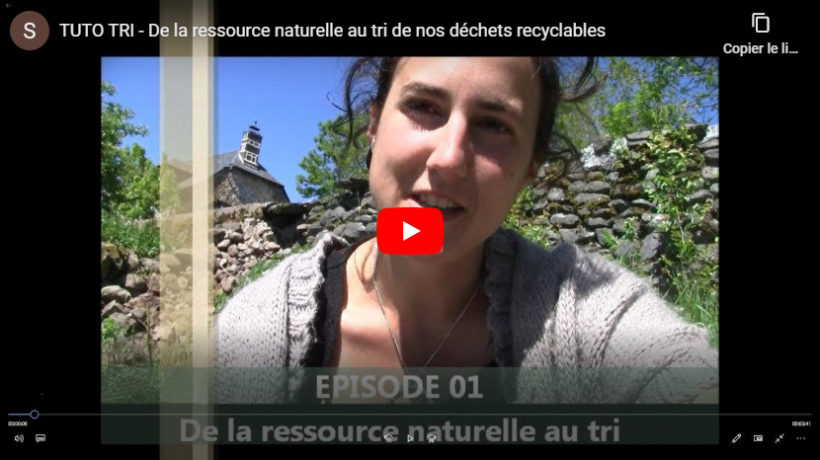 TUTO TRI – De la ressource naturelle au tri de nos déchets recyclables